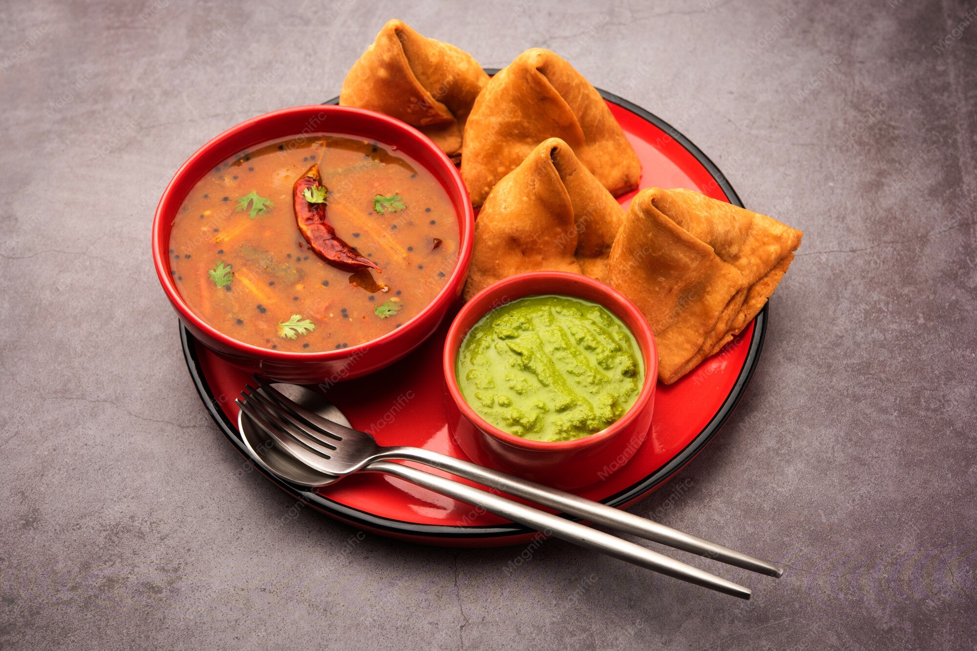Samosa Sambar